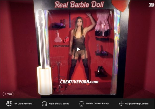 X Virtual, Creative Porn - : Real Barbie Doll in 180° (2019/UltraHD/2K/1.79 GB)