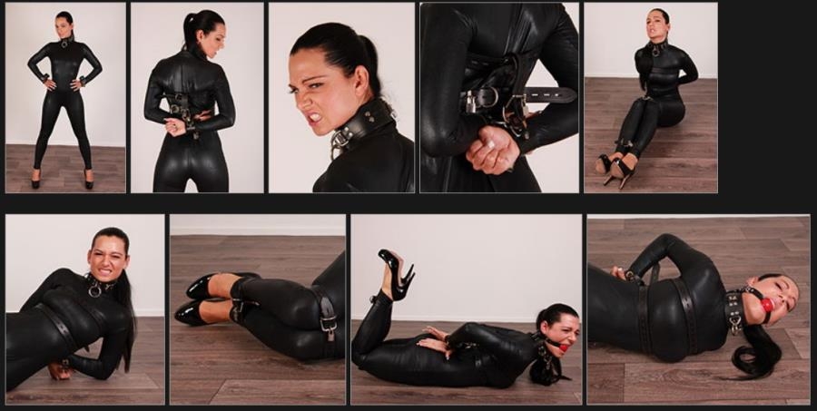 BeltBound - Nicole - Catsuit and leather straps (2022/HD/176 MB)